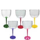Kit 5 Taças Gin Colorida Acrílico Ano Novo