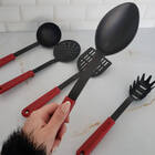 Kit 5 Talheres Utensílios Plástico Cozinha Colheres Barato Ve