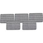 Kit 5 Tapetes 40cm X 60cm Antiderrapante Moderno Decoração