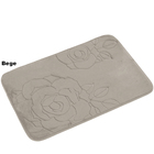 Kit 5 Tapetes Banheiro Super Soft Flor 60cm X 40cm Blanco Cor