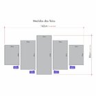 Kit 5 Telas Decorativas Geométrico