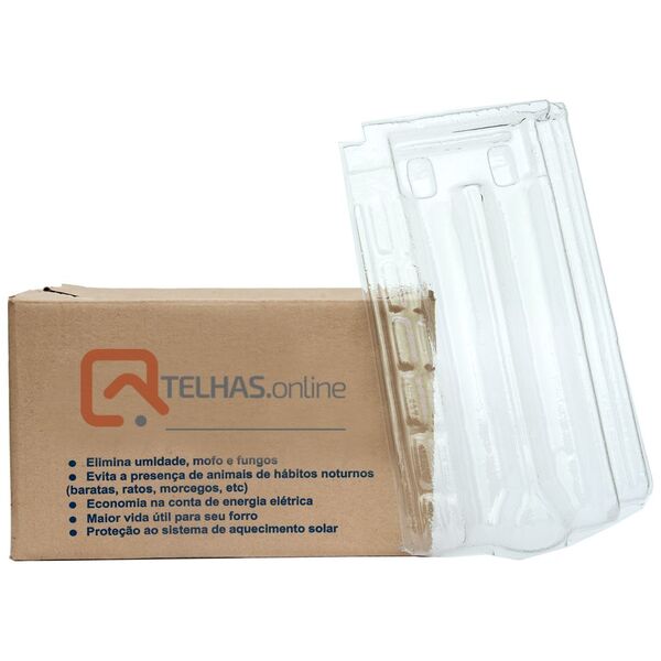 Kit 5 Telhas Pet Plástica Francesa Carioca G