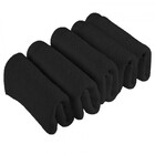 Kit 5 Toalha De Rosto Salão De Beleza 100 Algodão Preta Beira