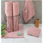 Kit 5 Toalhas Banhão Algodão Absorção Rápida Suave Rosa