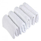 Kit 5 Toalhas De Rosto Branca Salão De Beleza 100 Algodão 40