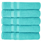 Kit 5 Toalhas Super Grossa Felpuda E Macia 80x150cm Beka Verd