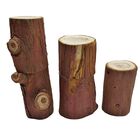 Kit 5 Toquinhos De Madeira Rústica Arte E Decor. Veja Descr