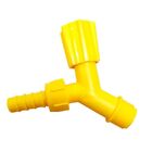 Kit 5 Torneiras Para Tanque E Jardim Bico 1/2 Amarela