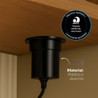 Kit 5 Torre 1 Tomada Com Usb Tipo C Embutir Retrátil Elevor P