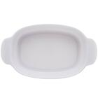 Kit 5 Travessas Para Servir De Melamina Branca 23cm Com Alças