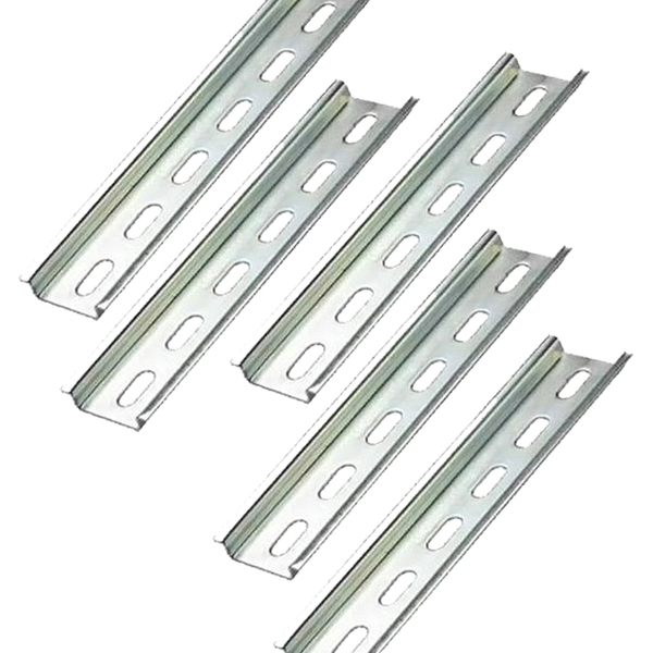 Kit 5 Trilho Din Perfu Ferro 1mt