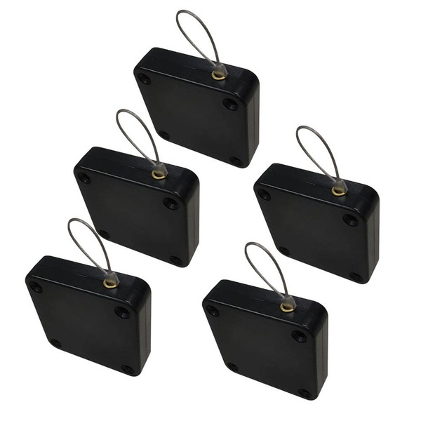 Kit 5 Un Mola P Fechamento Automático D Porta Cabo Retrátil