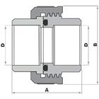Kit 5 União Soldável Krona 25 Mm (3/4'') Água Fria Marrom