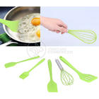 Kit 5 Utensílios Jogo De Cozinha Peças De Silicone Espátulas