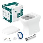 Kit 5 Vaso Sanitários Rimless Com Assento Pp Softclose Vip Ce