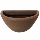 Kit 5 Vasos De Parede Marrom Para Jardim Vertical 18x33