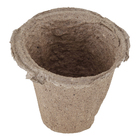 Kit 5 Vasos Fibra Biodegradável Bege Nagmobio