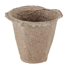 Kit 5 Vasos Fibra Biodegradável Bege Nagmobio