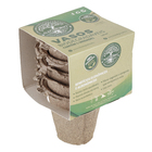 Kit 5 Vasos Fibra Biodegradável Bege Nagmobio