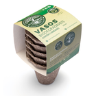 Kit 5 Vasos Fibra Biodegradável Bege Nagmobio