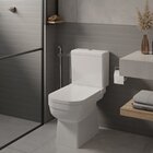 Kit 5 Vasos Sanitário Com Caixa Acoplada E Assento Soft Close