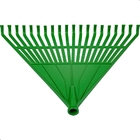 Kit 5 Vassouras Rastelo De Plástico Jardim Grama Sem Cabo