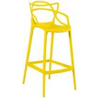 Kit - 5 X Banquetas Altas Masters Allegra - Amarelo