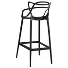 Kit - 5 X Banquetas Altas Masters Allegra - Preto