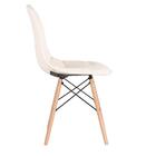Kit - 5 X Cadeiras Eames Eiffel Botonê - Creme - Base De Made