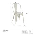 Kit - 5 X Cadeiras Iron Tolix - Fendi