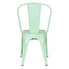 Kit - 5 X Cadeiras Iron Tolix - Verde Claro