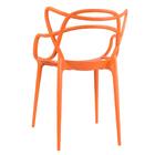 Kit - 5 X Cadeiras Masters Allegra - Laranja