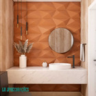 Kit 5m² Placas De Pvc 3d Revestimento De Parede 50cm X 22cm