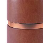 Kit 5 puffs Decorativo Redondo Porto Em Couríssimo - Salaone