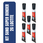 Kit 5und Super Bonder Power Flex Gel 2g Loctite Henkel