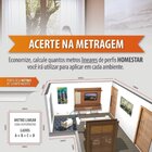 Kit 60m Linear Roda Teto M100 Perfil De Poliestireno   Branco