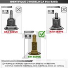Kit 6 Acabamentos Registro Quadrado Preto Abs Padrão Deca Gav