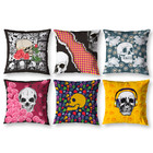 Kit 6 Almofadas Sala Quarto 40cm X 40cm Caveiras
