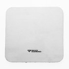 Kit 6 Apoio Copo Xicara-bolacha-inox Escovado-modelo Quadrado