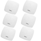 Kit 6 Apoio De Copo/xicara - Bolacha - Inox Escovado - Raiado