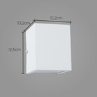 Kit 6 Arandelas 2 fachos branca + 6 lâmpadas led g9 5w 3000k