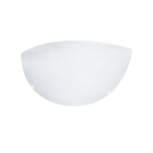 Kit 6 Arandelas Jurerê Vidro Meia Lua E27 Taschibra