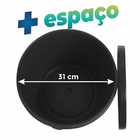 Kit 6 Baldes Industrial Tintas E Resinas 18 Litros Com Tampa