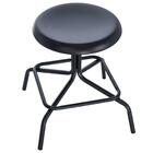 Kit 6 Bancos Baixos Cozinha Industrial Loft Aço Giratório 45