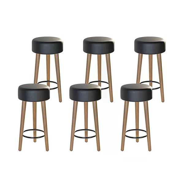 Kit 6 Bancos Paris Baixo 50cm - Salaone