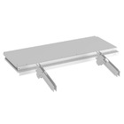 Kit 6 Bandejas Gondola Fit 40 Branco 6x 30x90 Pe Laranja