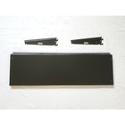 Kit 6 Bandejas Gondola Flex 40 Preto 6x 30x92 Sp Etiqueta