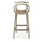 Kit 6 Banquetas Allegra Com Encosto Design Cozinha/bancada -