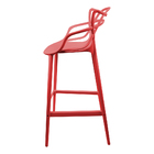 Kit 6 Banquetas Allegra Design Vermelho Sala De Jantar Cozinh