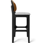 Kit 6 Banquetas Alta Bar Cozinha Jantar Betta L02 Preto Courí